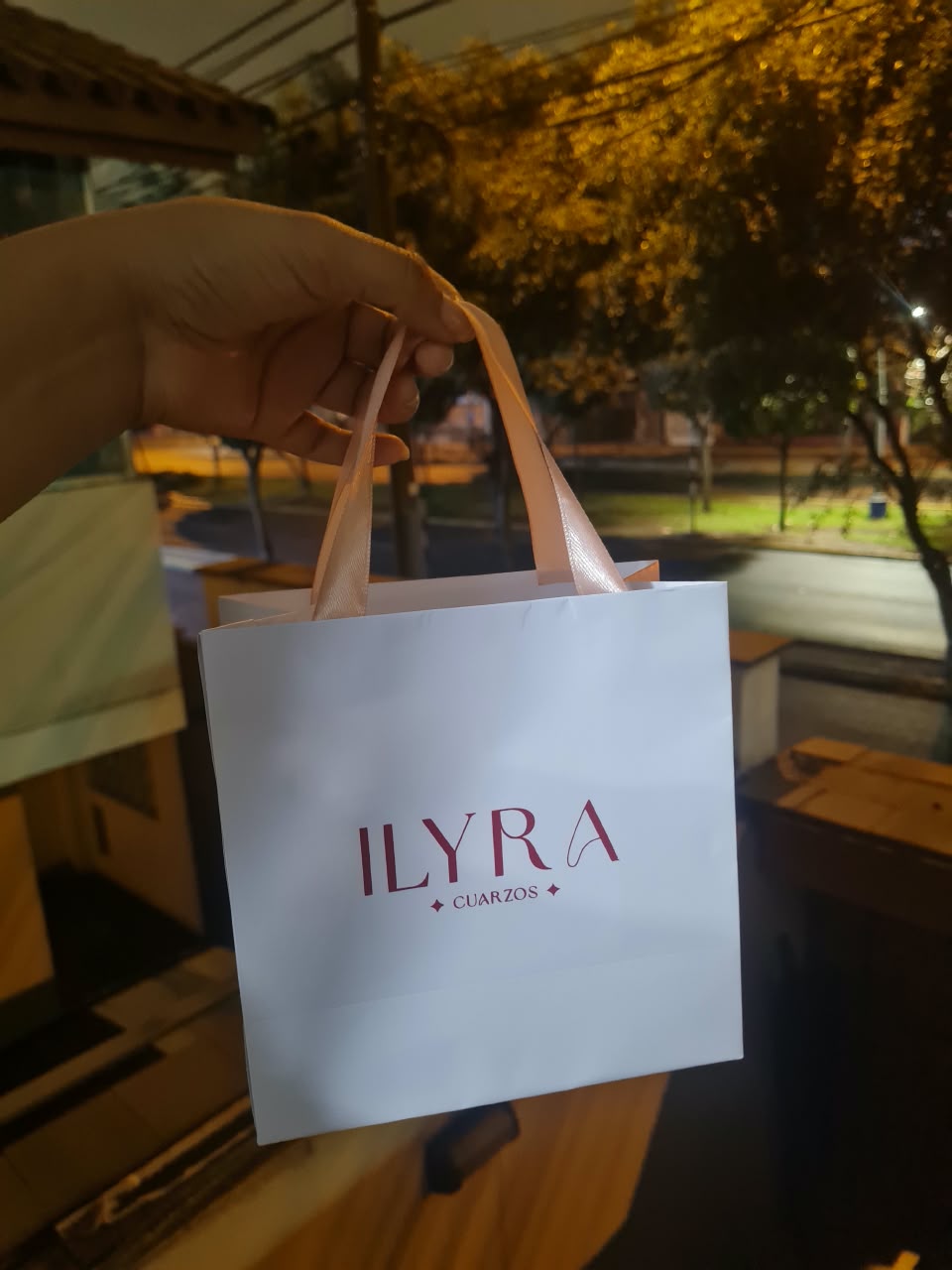 Bolsa y caja de presentación de la pulsera